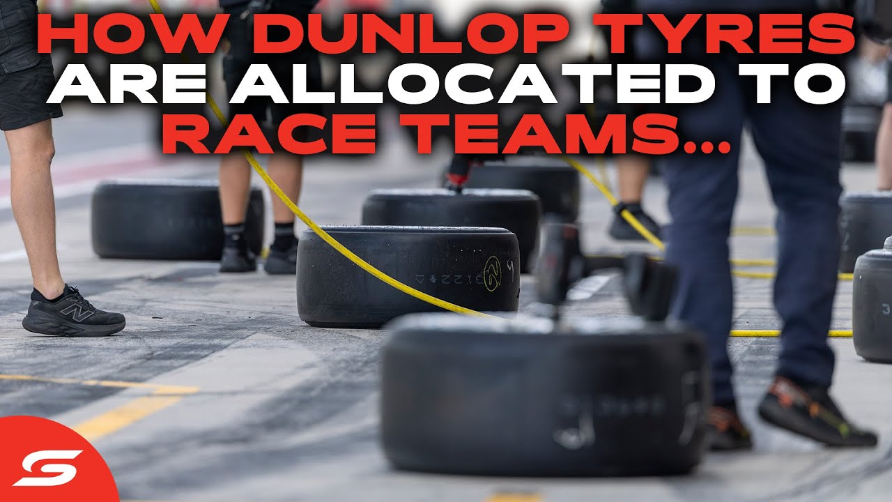 Ever Wondered How Dunlop Tyres Are Allocated To Supercars Race Teams? | 2025 Supercars