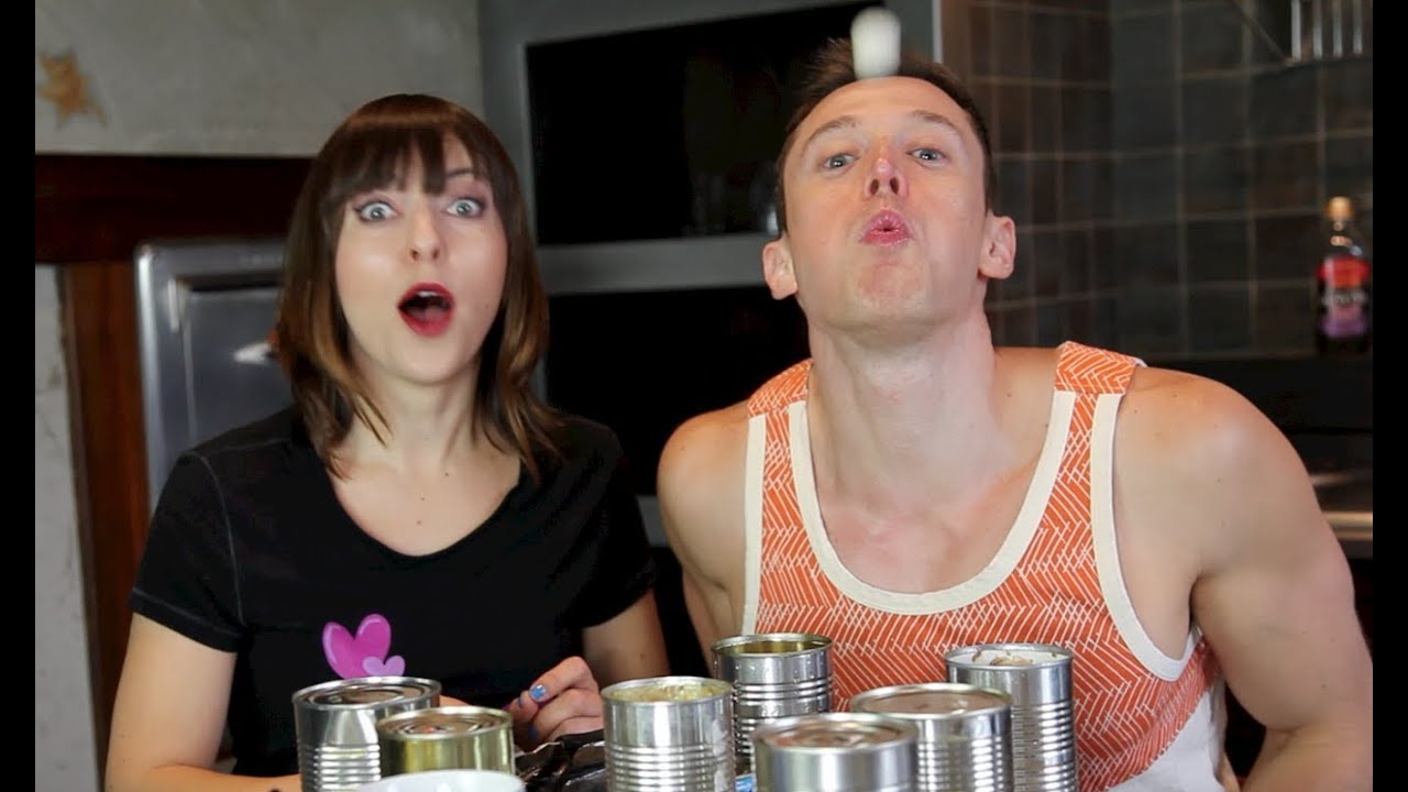 EXTREME Tin Can Challenge! Olga Kay & Davey Wavey