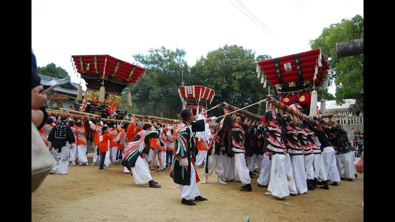 2018年 香川県高松市牟礼町 白羽神社秋祭り(本番) 宮ノ下太鼓台