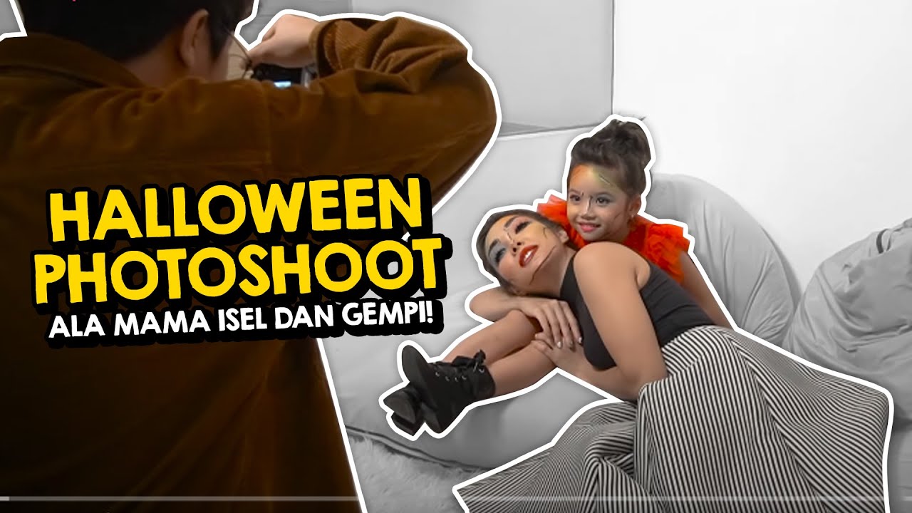 KEREEEEN! HALLOWEEN PHOTOSHOOT ALA MAMA ISEL DAN GEMPI!