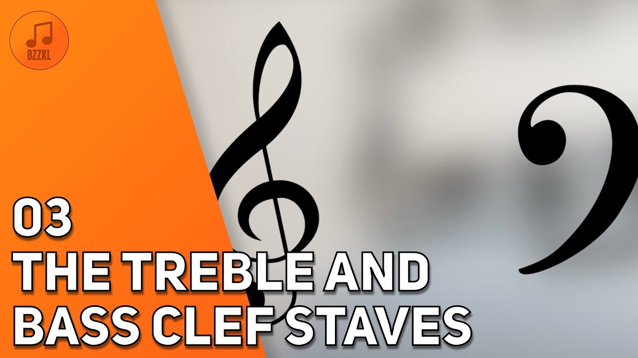 The Treble and Bass Clef Staves (Music Theory Lesson 3)