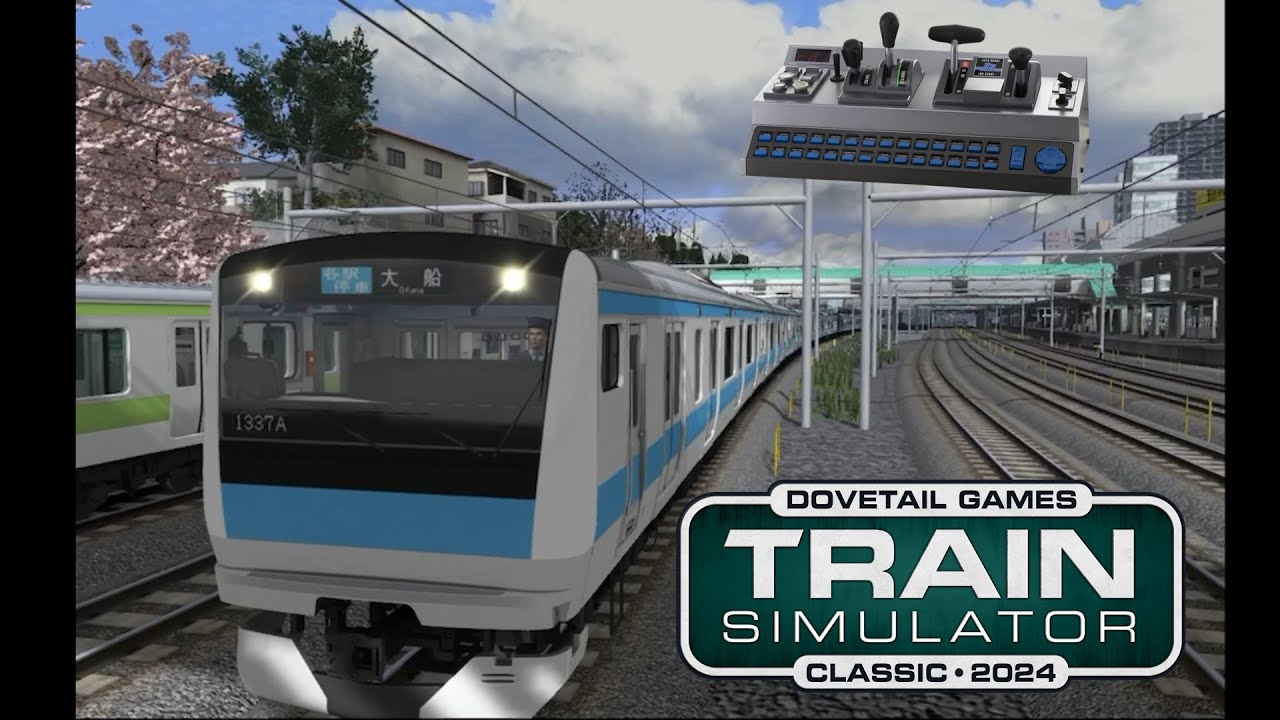 Let's Play Train Simulator Classic 2024. Keihin-Tohoku line from Minami-Urawa to Ueno