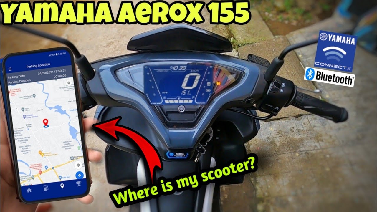 Yamaha Aerox 155 How To Connect With SmartPhone + SpeedMeter fully Explained |