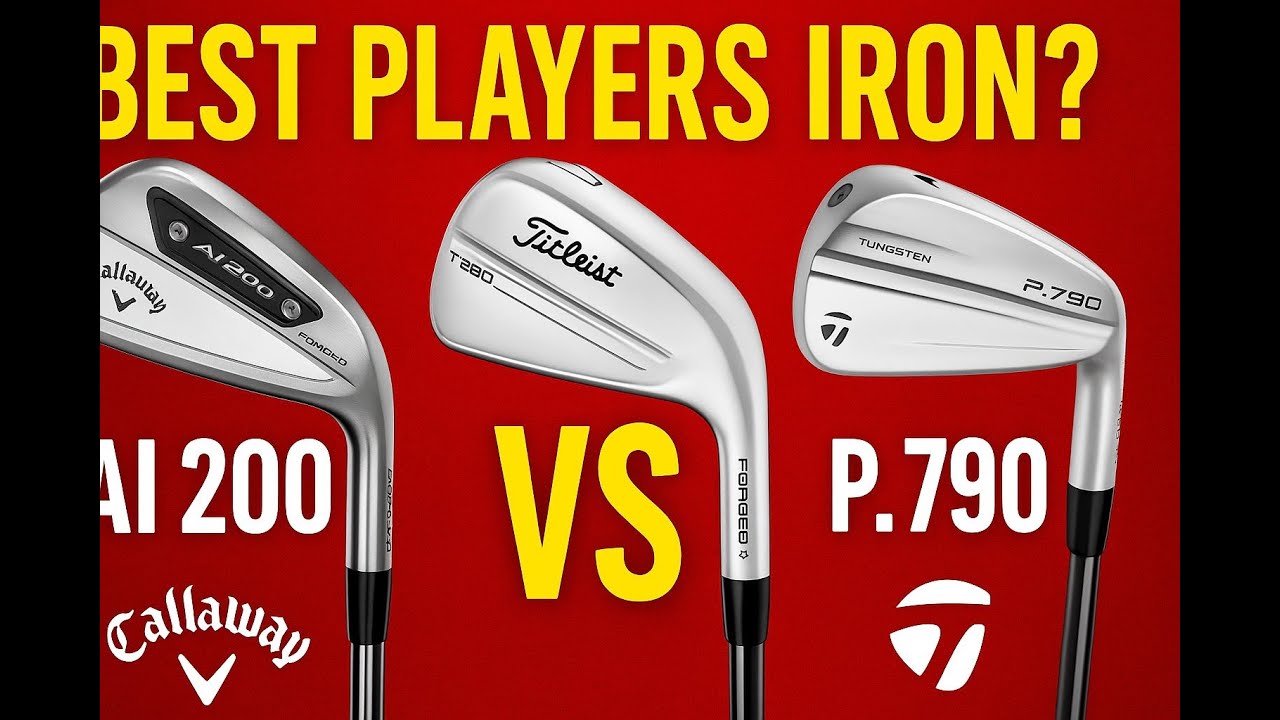 Callaway Apex AI 200 vs TaylorMade P790 vs Titleist T250 | Iron Comparison & Test