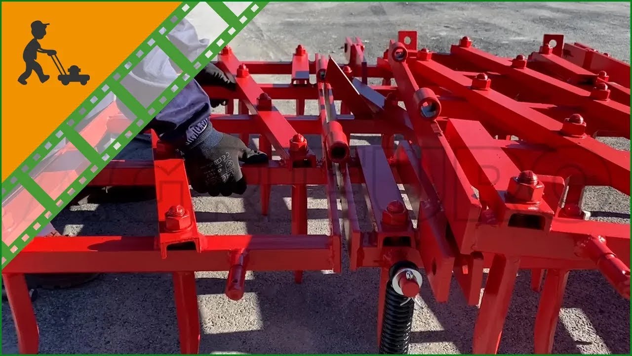 Herse à dents pour tracteur AgriEuro EPM40 - Assemblage