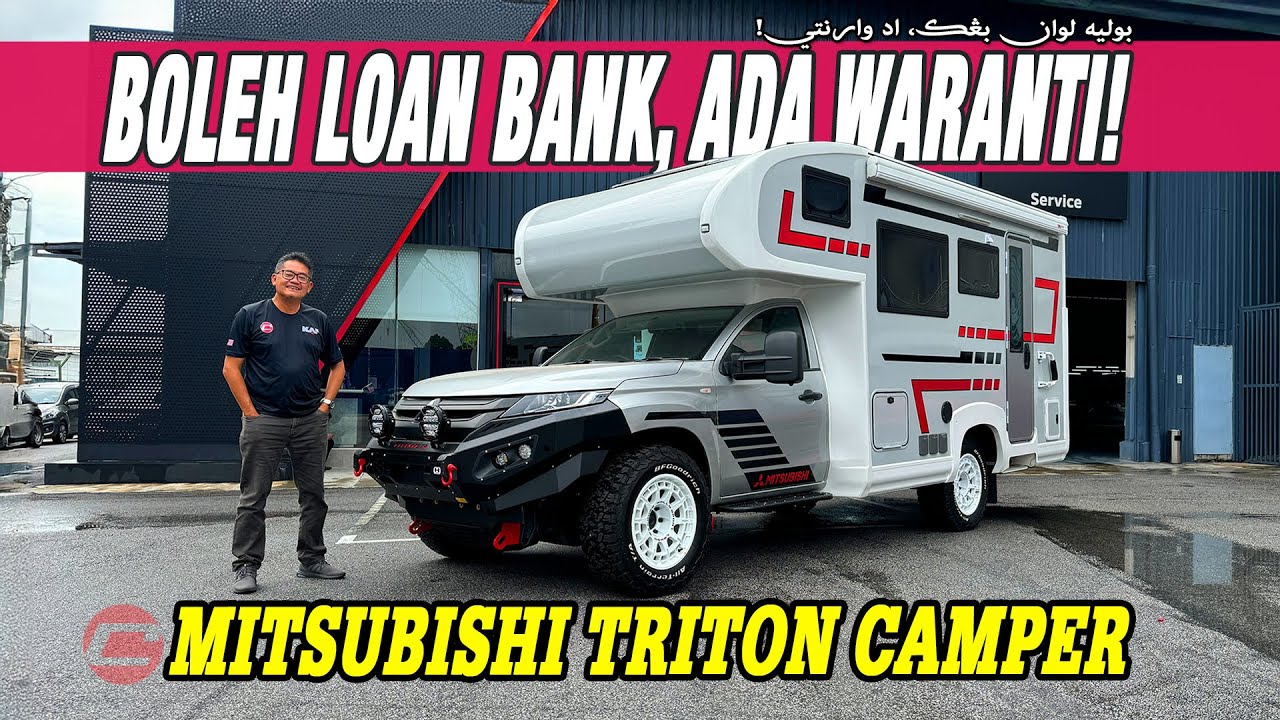 MITSUBISHI TRITON CAMPER - BOLEH LOAN BANK, ADA WARANTI!