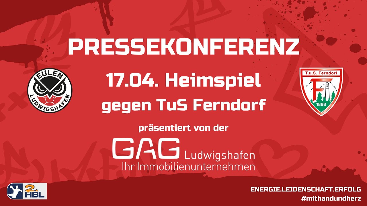 PRESSEKONFERENZ EULEN LUDWIGSHAFEN - TUS FERNDORF