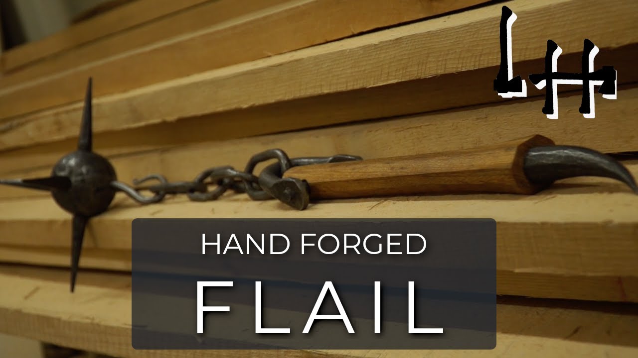 A HAND FORGED FLAIL