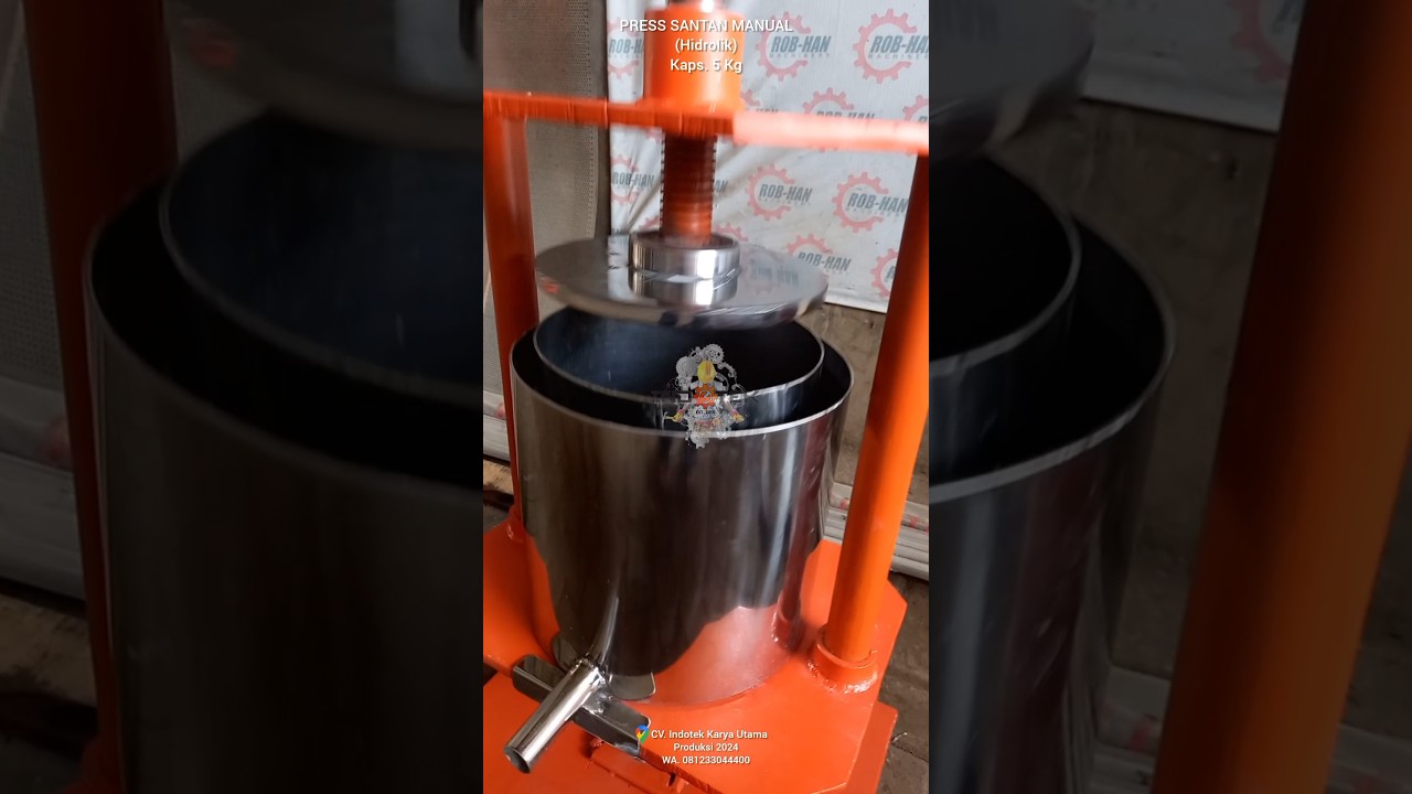Alat Peras Santan Manual 5 Kg (Hidrolik) ● Info Pemesanan: 081233044400