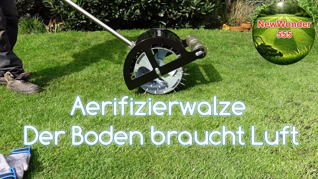 Rasen belüften Aerifizierwalze | Master Lawn Spiker | Der Boden braucht Luft – NewWonder555 🌻🌻🌻