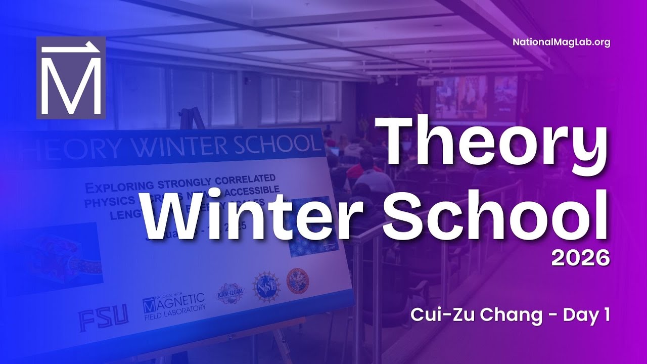 TWS26: Cui-Zu Chang - Penn State