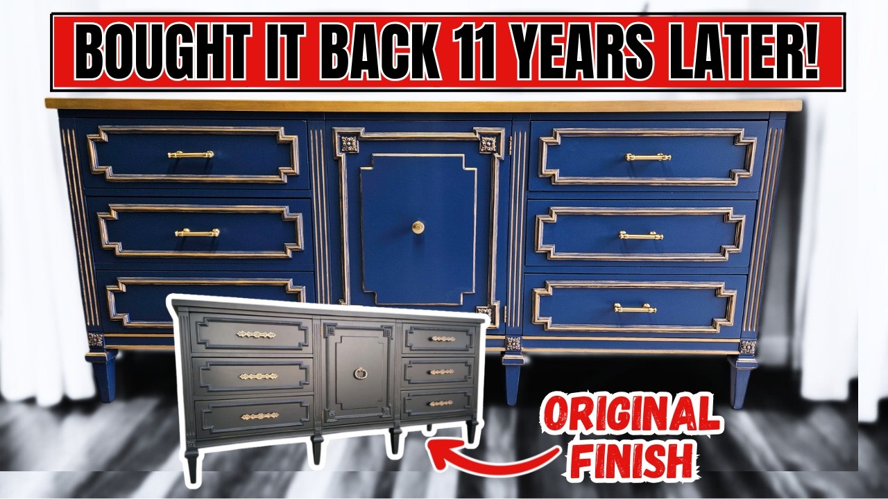 I Painted This Dresser 11 Years Ago… Then Bought It Back to Refinish!