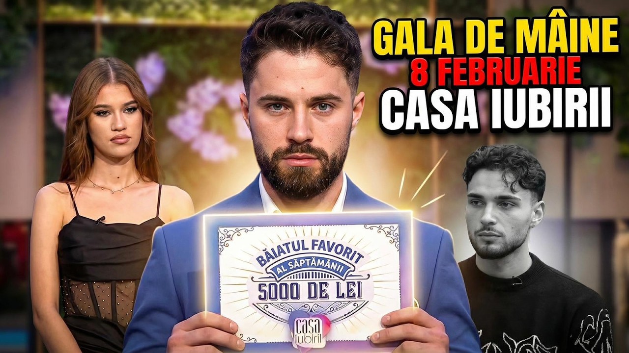 GALA DE MÂINE 8 FEBRUARIE 🔥 CECUL DE FAVORIT merge UNDE NU TE AȘTEPȚI | Casa Iubirii