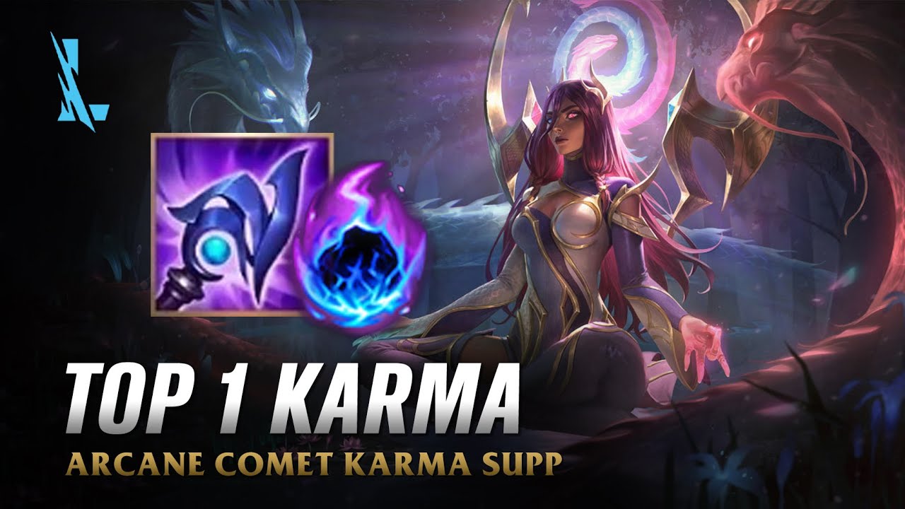 Wild Rift KARMA - TOP 1 Tranquillity Dragon Karma S15 Ranked Gameplay + Build