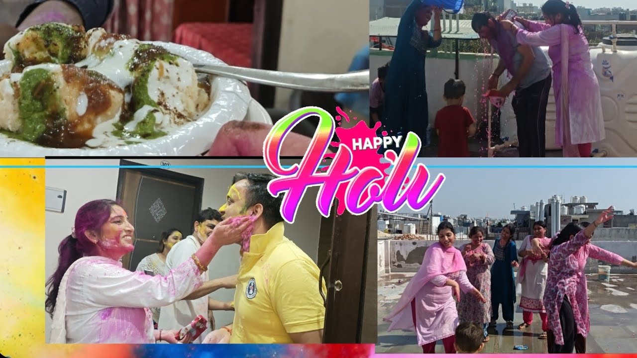 Holi celebration vlog🫟✨💗