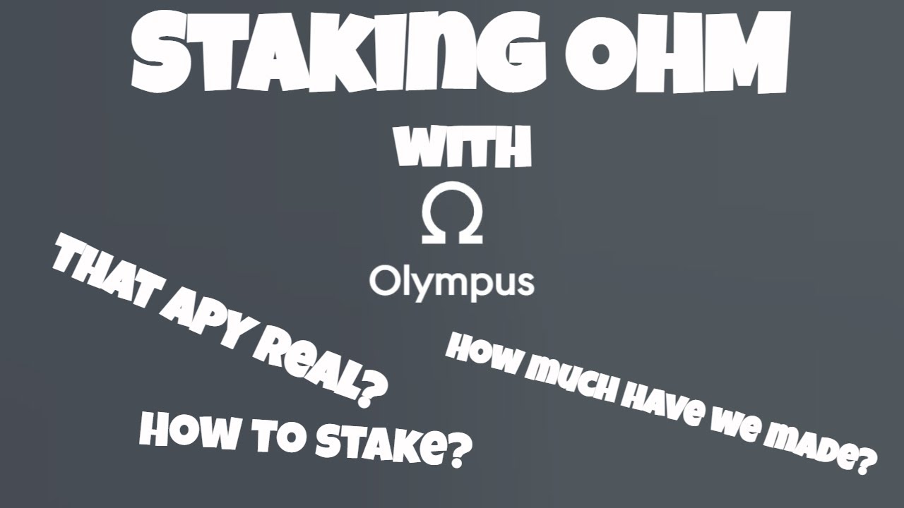 Try Crypto: Olympus Dao we invested 1 OHM