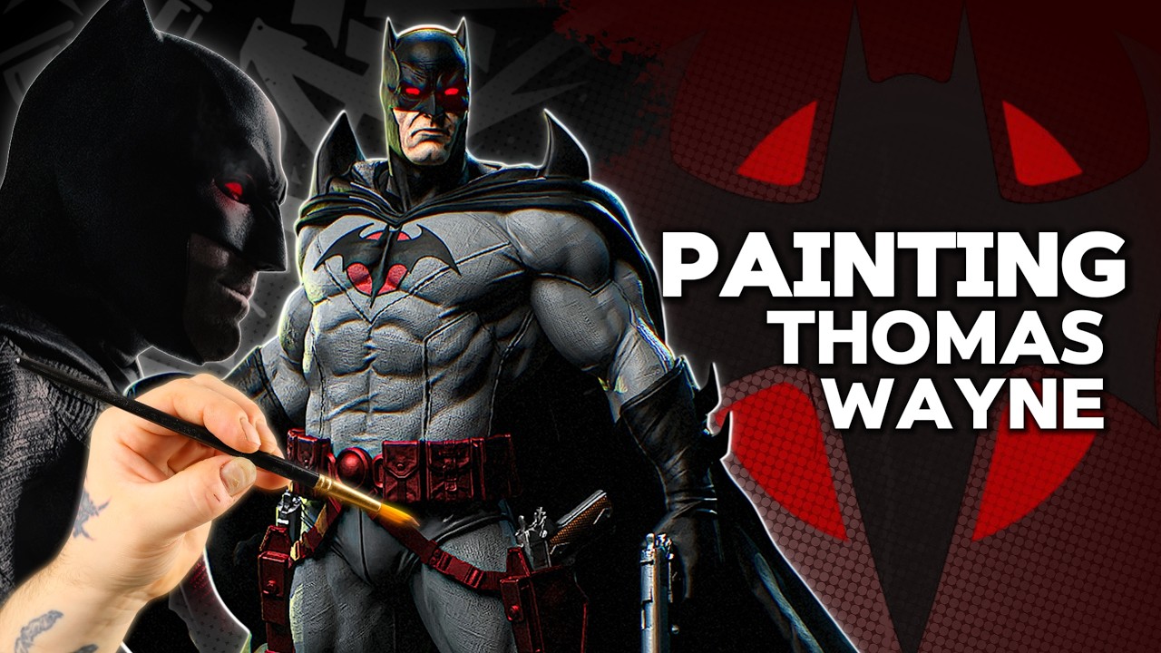 The Darkest Batman Ever? | Painting Thomas Wayne Statue