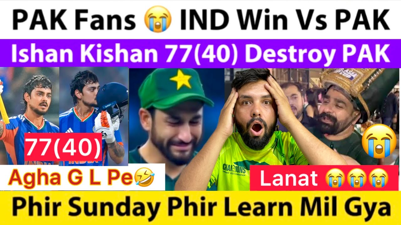 PAK Fans 😭 Ishan Kishan 77(40) Destroy PAK Bowling & IND Beat PAK On Sunday | WC 2026