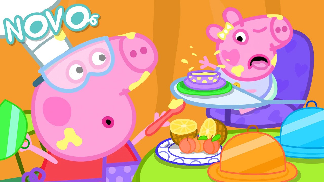 Peppa Pig Português Brasil 🍼 Papinha de Bebê 🥣 NOVO Contos da Peppa Pig