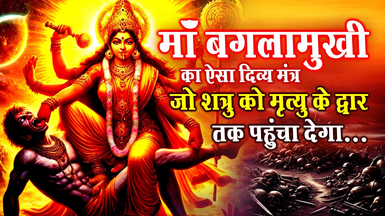 माँ बगलामुखी का चमत्कारी मंत्र: अब होगा शत्रु का सर्वनाश | Maa Baglamukhi Mantra #maabaglamukhi