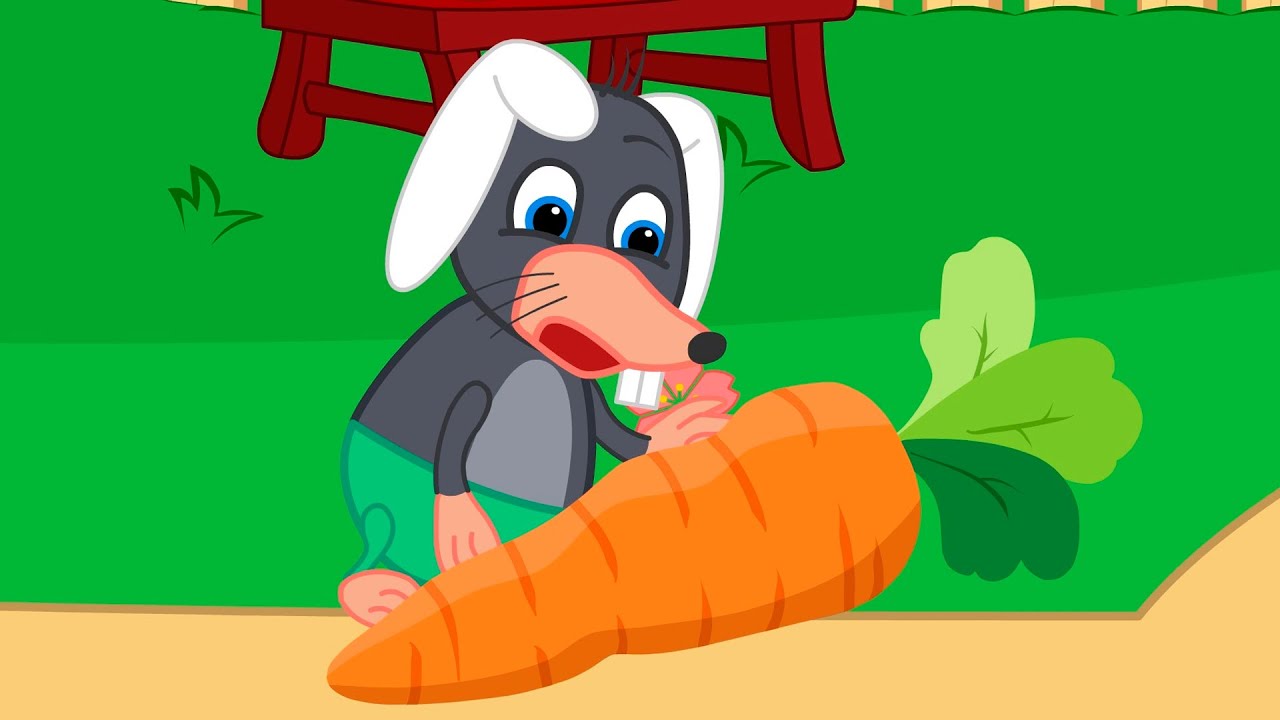 Benny Mole em Português Brasil - Cenoura gigante Desenho Infantil