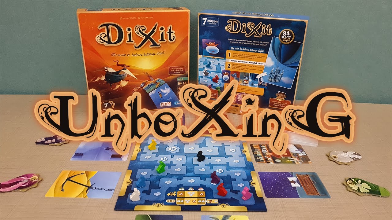 Dixit [New 2021 Edition] - Kutu Oyunu Açılımı Falan - ASMR Board Game Unboxing