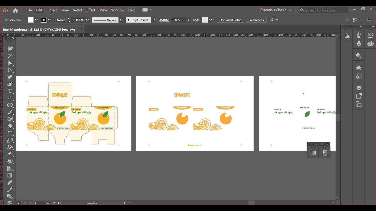 Kỹ thuật in - Tách màu in Flexo, in lụa trong Illustrator