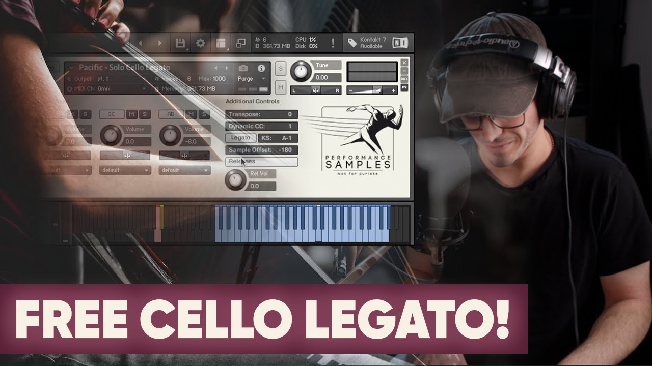 FREE Cello Legato & Shorts for FULL KONTAKT