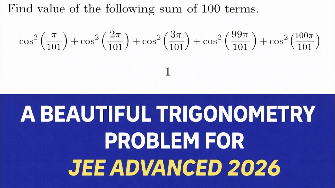 A BEAUTIFUL PROBLEM FOR JEE ADVANCED 2026 involves complex numbers  #jee #jee2026 #jeeadvanced 