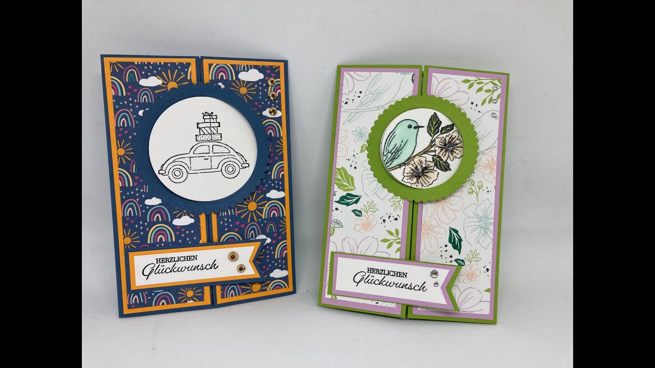 Sketch des Monats 1/2022 ~ Sale-a-Bration ~ Auf Spritztour ~ Sonnenschein & Regenbogen ~ Stampin'UP!