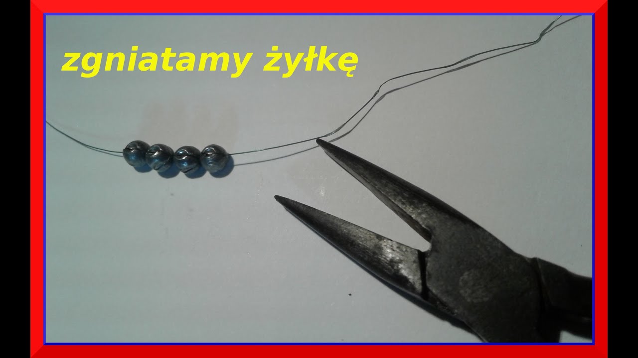 Śruciny | jak rozjechać na żyłce..... ołów wędkarski