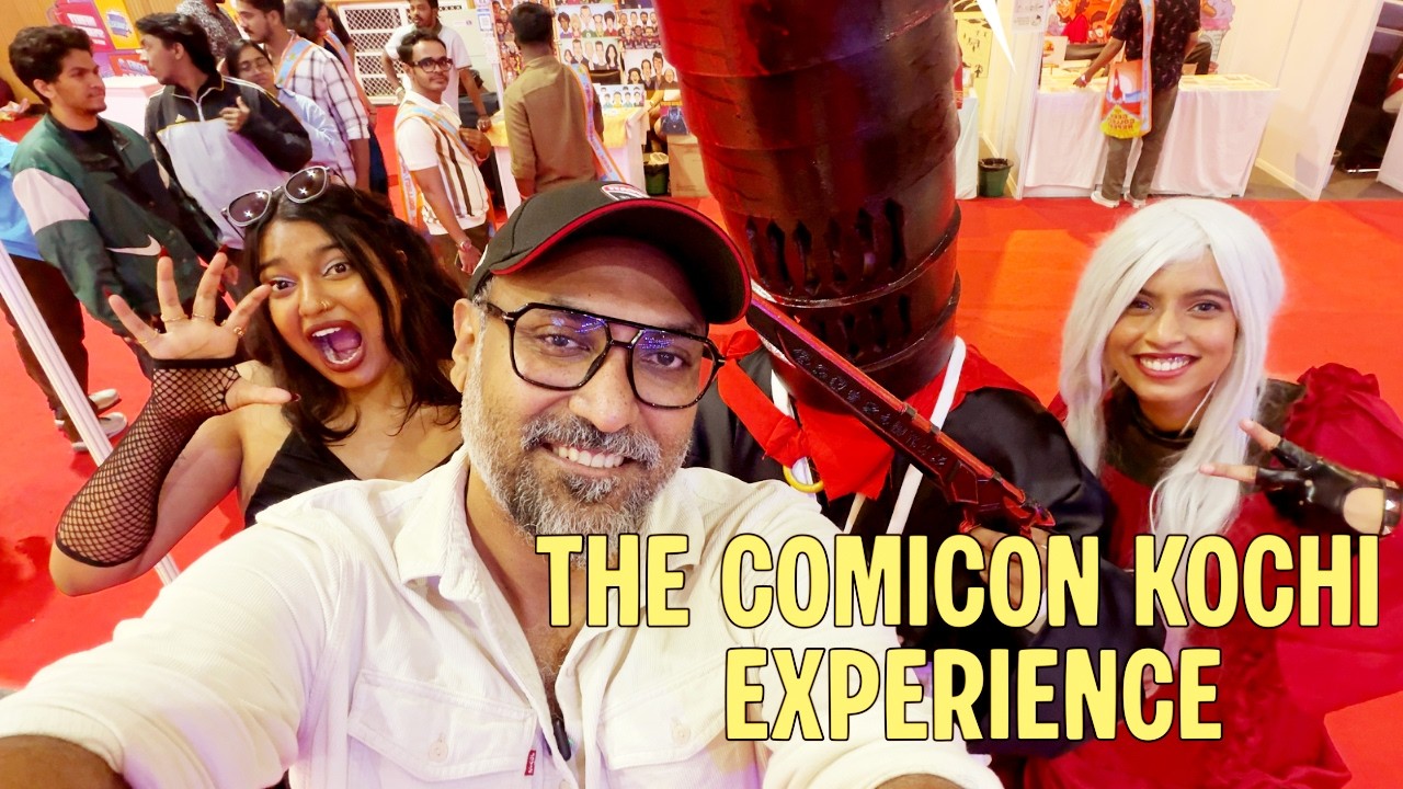 Visiting Comicon Kochi & Sanju Samson ❤️