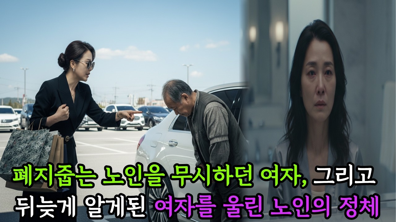 폐지줍는 노인에게 손가락질하던 여자, 그러나 여자가 몰랐던 노인의 정체가.. 오디오북 | 시니어사연 | 노후사연 | 감동사연