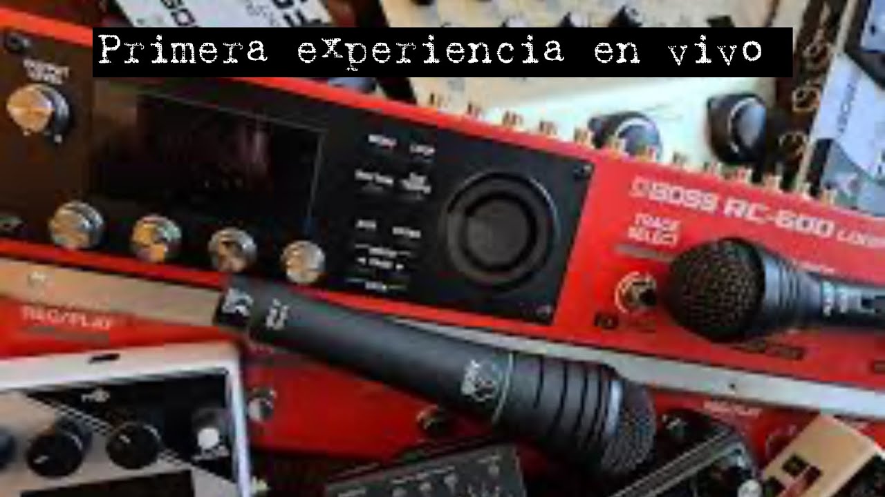 Experiencia usando el Boss Rc 600 en vivo