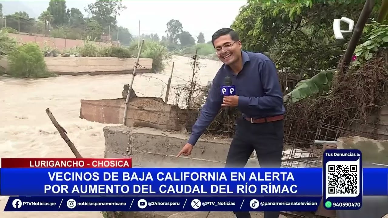 Lurigancho-Chosica: piden ampliar estado de emergencia ante riesgo por desborde del río Rímac