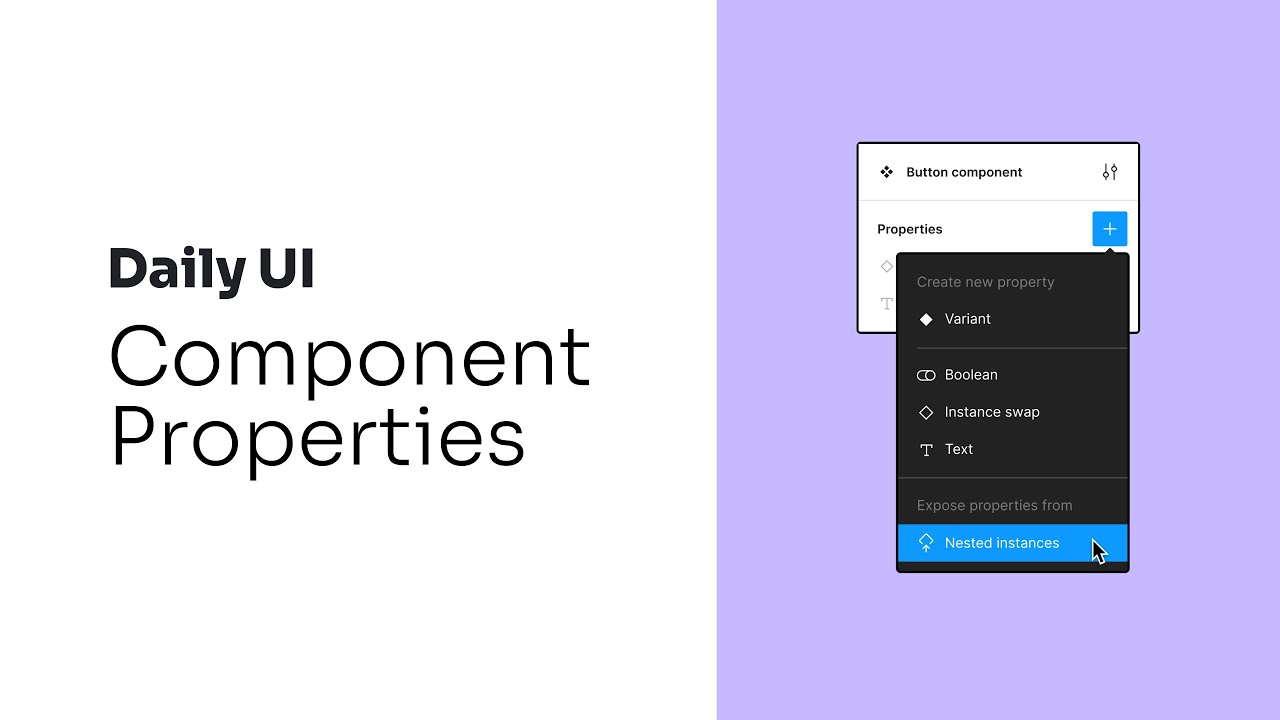 Dominando Propriedades de Componentes no Figma