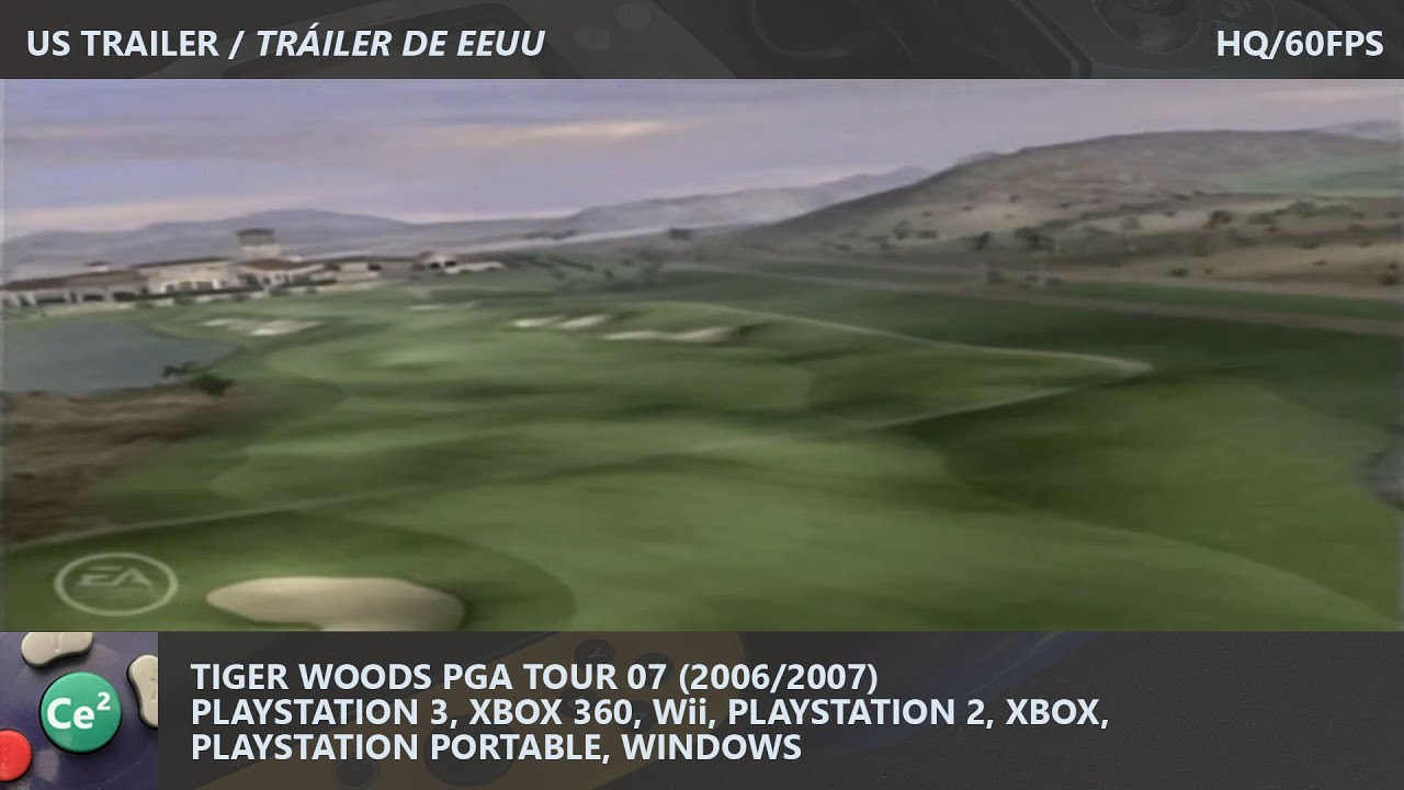 Tiger Woods PGA Tour 07 | 2006 | PS3/X360/Wii/PS2/Xbox/PSP/PC | 2007 | VG US Trailer | HQ/60FPS