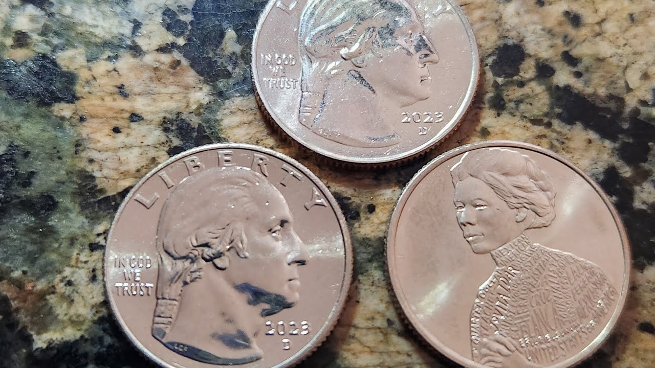 Die Chip errors on 2023 D Jovita Idar quarters #errorcoin