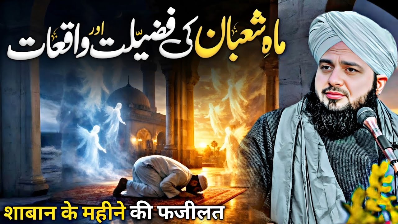 Mahe🌛 Shaban Ki Fazilat Aur Waqiat | The Virtues of Shaban | Peer Ajmal Raza Qadri 2026