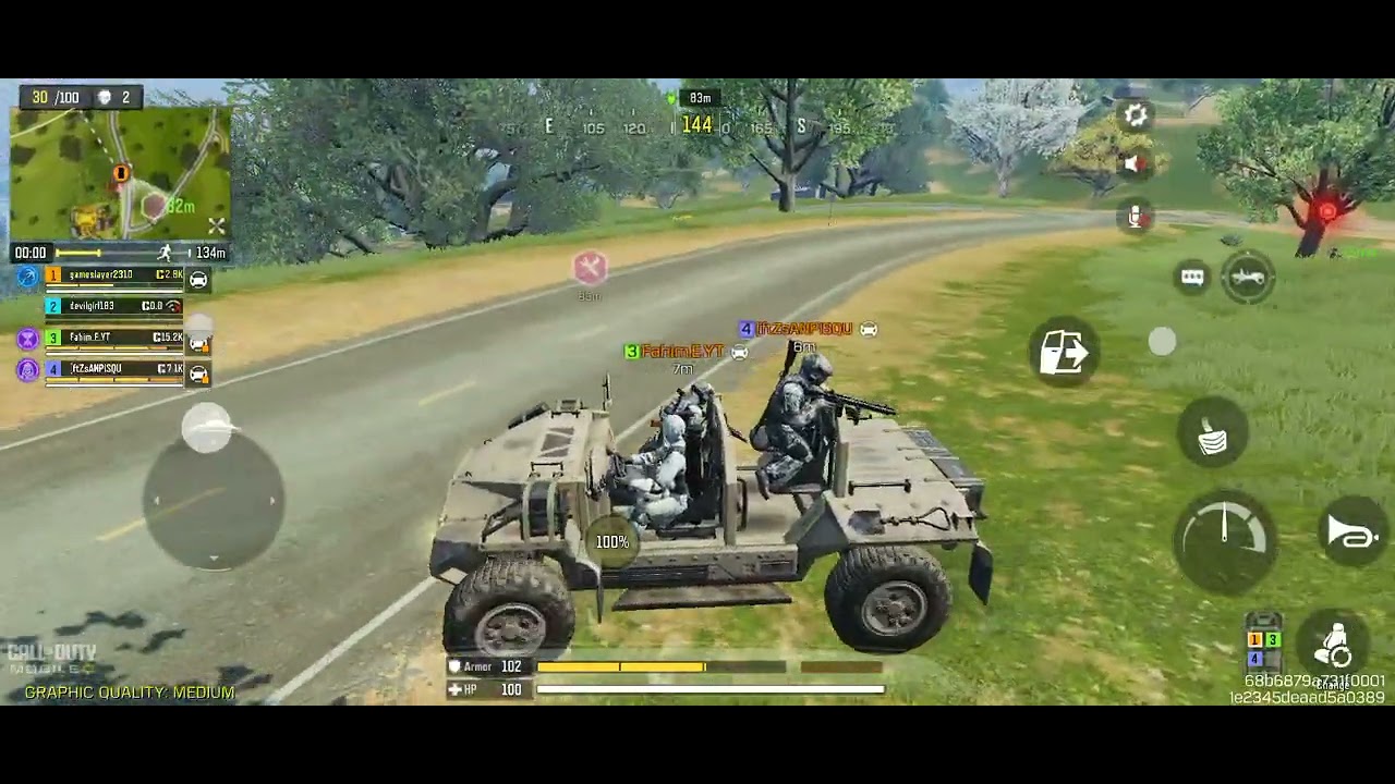 Op gameplay with random players in call of duty BR match 