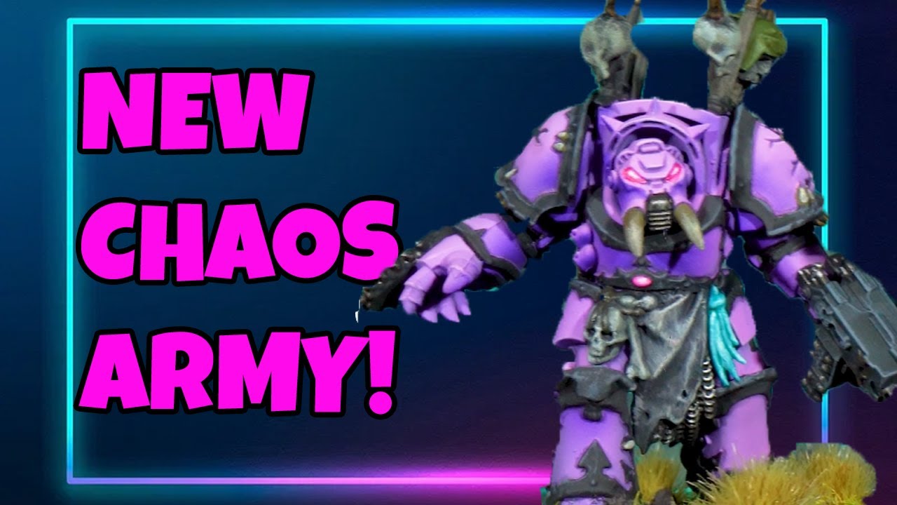 My NEW Chaos Army! Painting Emperors Children