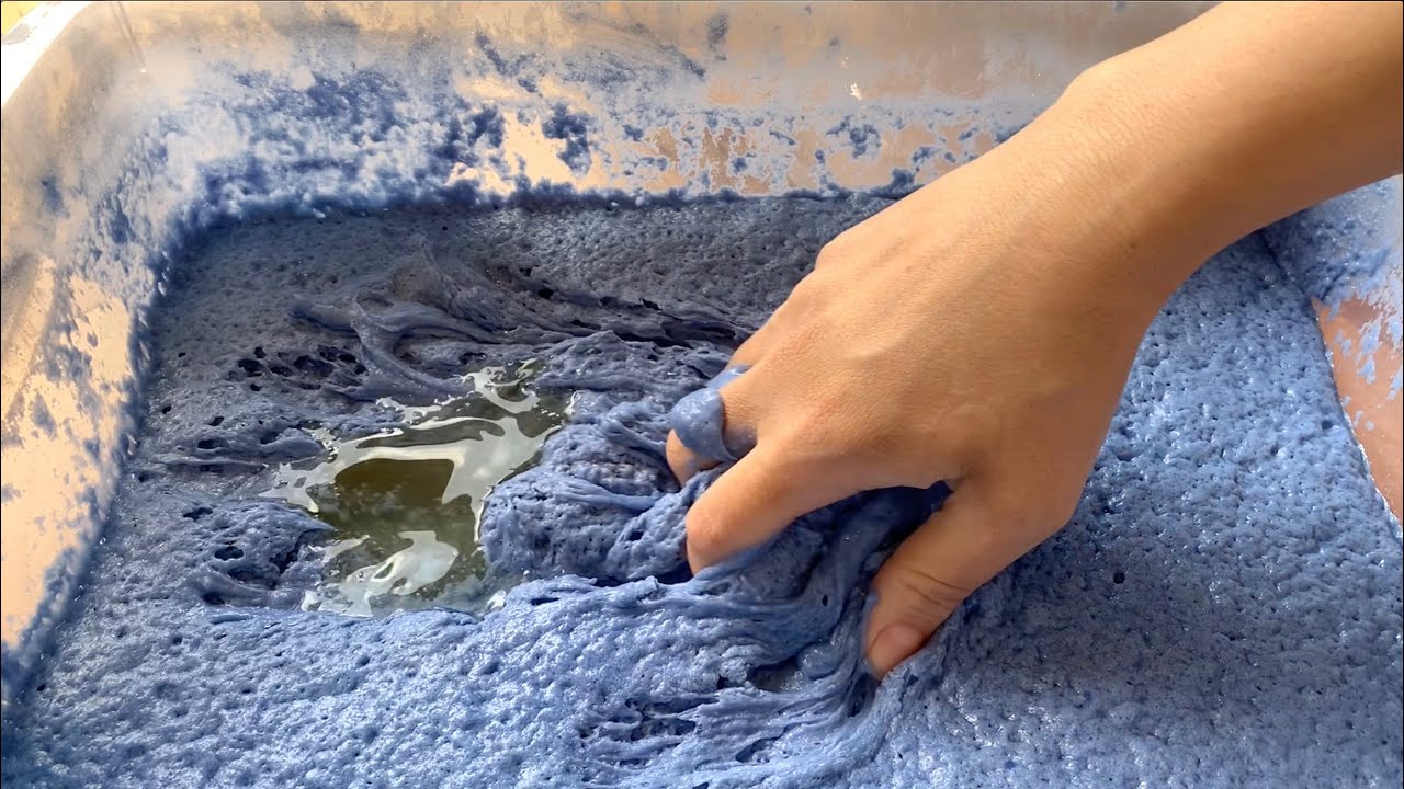 A Dip into my 💎🧜‍♀️💎Crystalized Ariel Bucket💎🧜‍♀️💎 - sponge ASMR