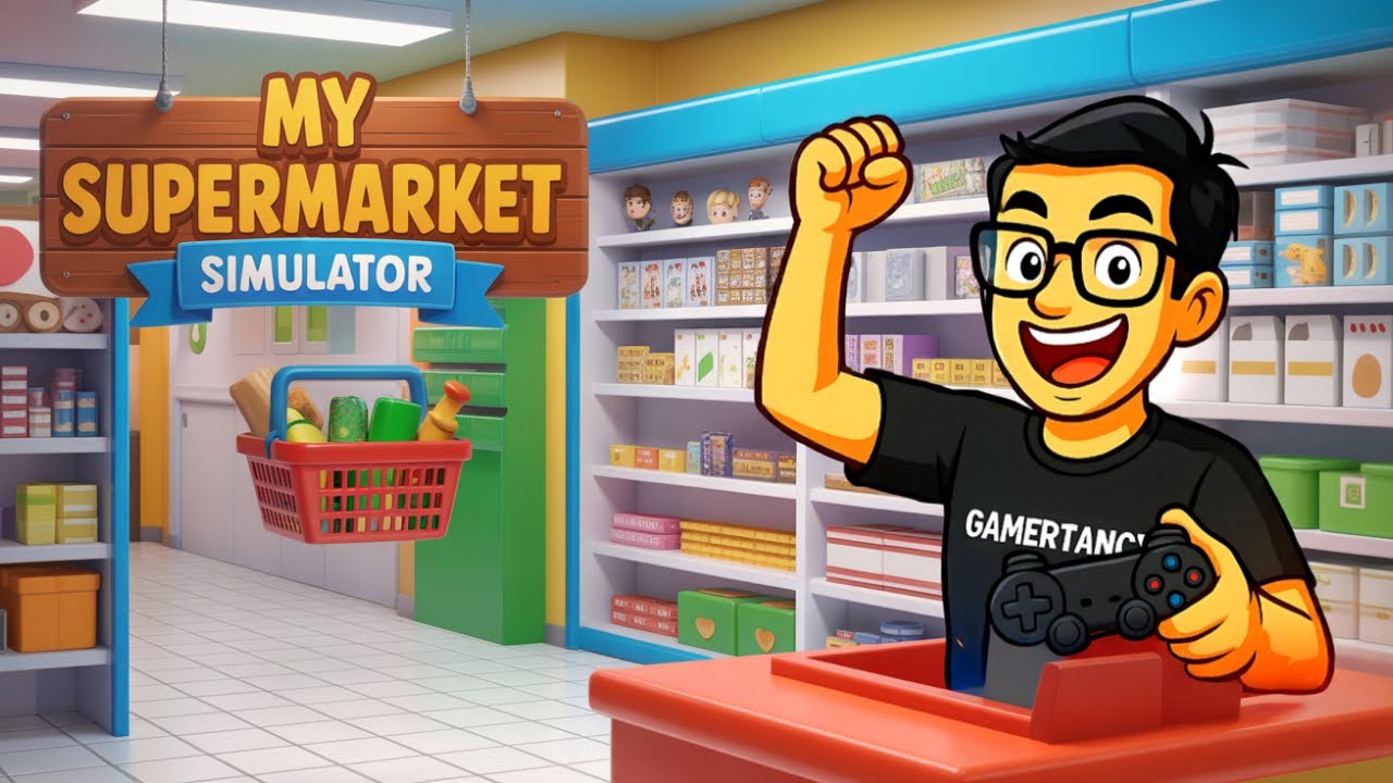 My Supermarket Simulator 3D 🛒 | Shop Setup, Restock & Customer Rush! | Gamertancy Gameplay