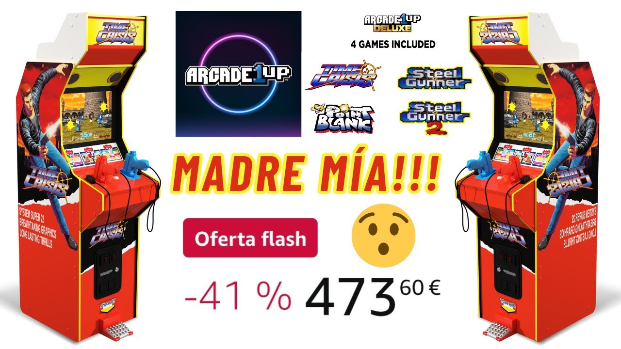 Arcade1UP "TIME CRISIS"... La recreativa a mejor precio