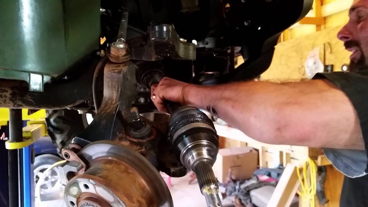 JOHN DEERE GATOR FRONT AXLE INSTALL -$200 easy fix