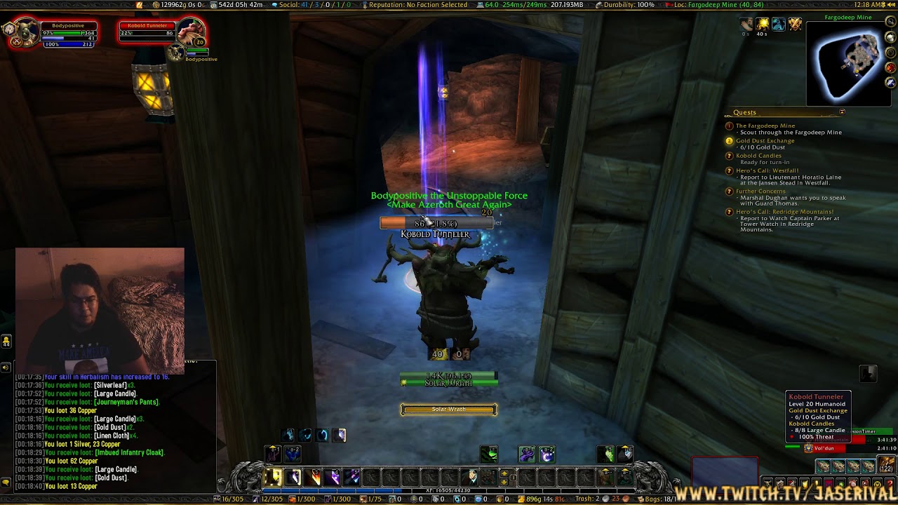 For Body Positivity! I'm Leveling a Fat Ugly Kul Tiran Female Druid on World of Warcraft!