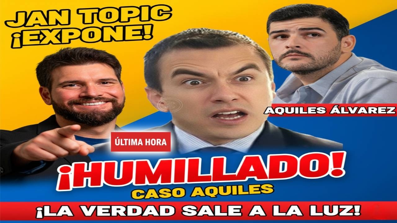 ¡JAN TOPIC ACABA CON NOBOA! La humillación pública por el caso Aquiles Álvarez