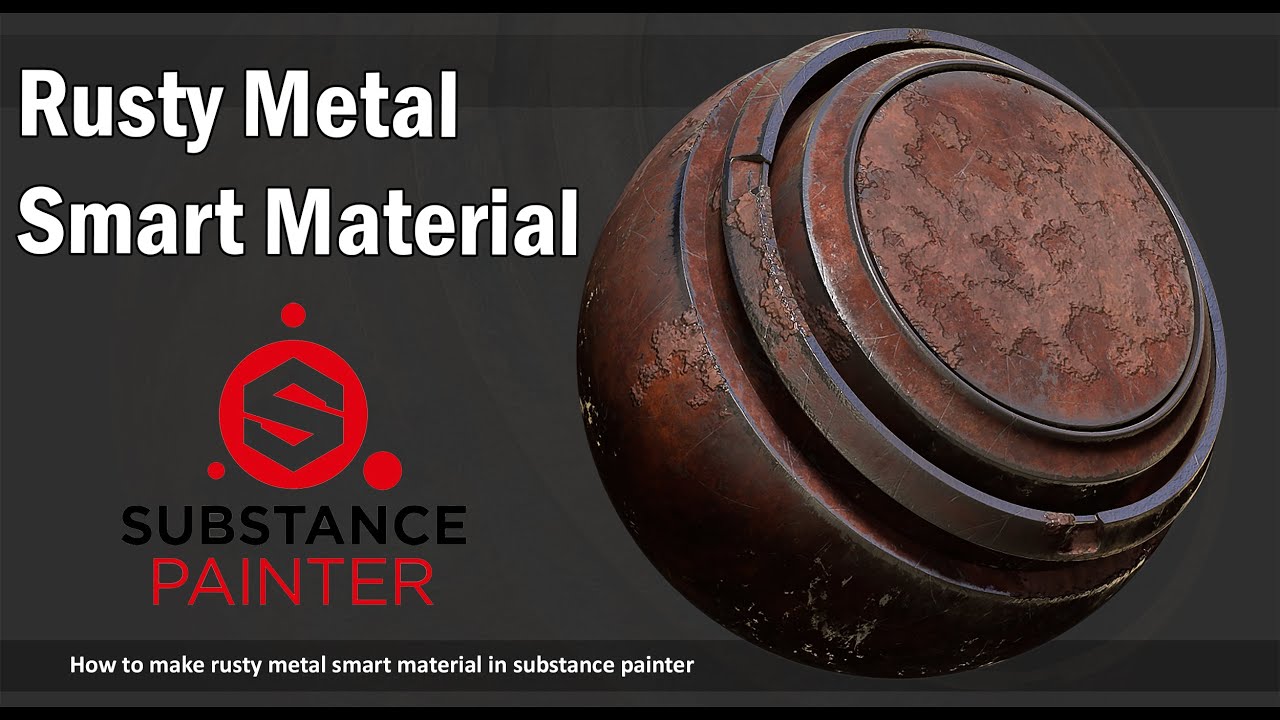 Metal Smart Material - Rusty metal (4) - substance painter
