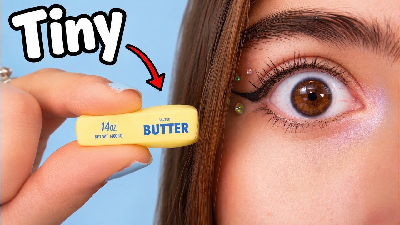 I Made The World's Tiniest Viral BUTTER SQUISHY!!😱