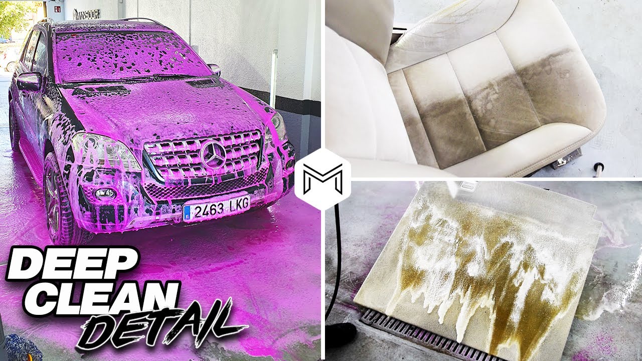 Deep Cleaning a Dirty Mercedes | Full Interior Car Detailing and Vehicle Transformation